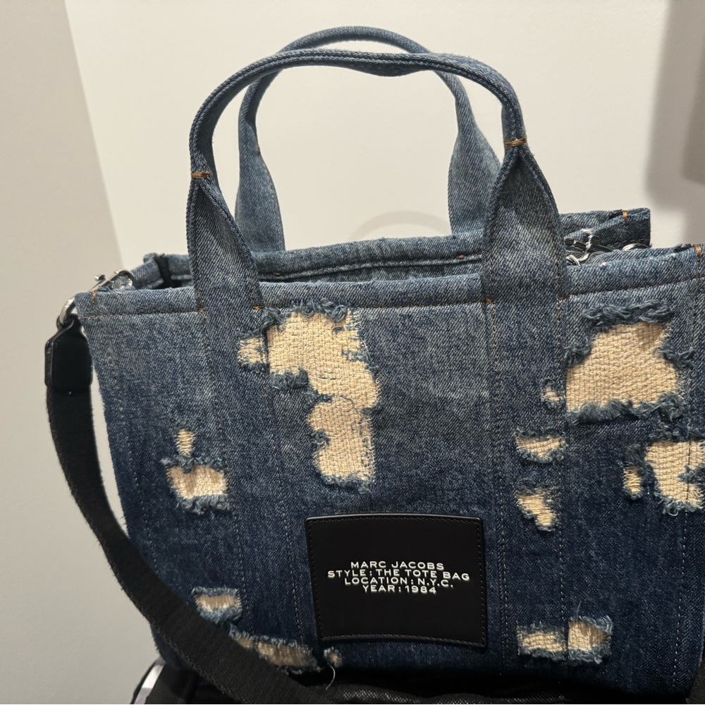 Marc Jacobs Blue Denim Tote Bag - Picture 5 of 6